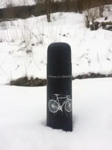 Dutchie drinkfles thermos zwart sneeuw - Retulp