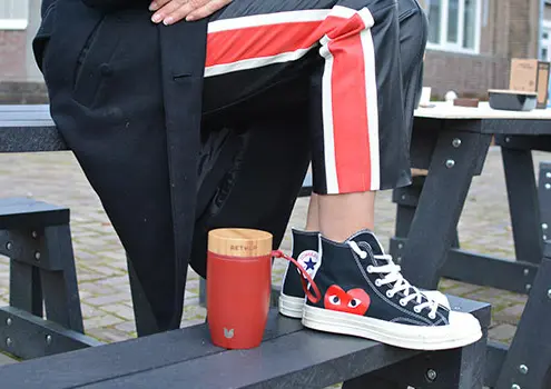 Lunchpod Big Mug Classic - rood bankje