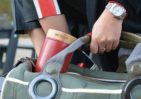 Lunchpod Big Mug Classic - rood tas