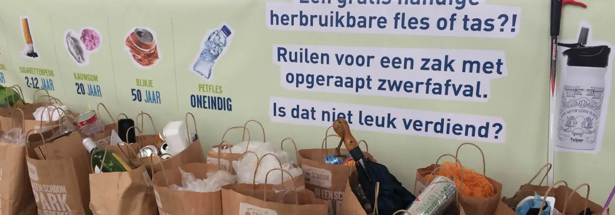 Regionale opruimacties - ingezameld afval