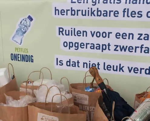 Regionale opruimacties - ingezameld afval
