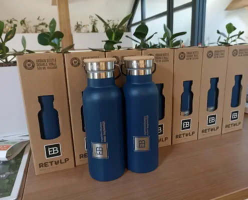 retulp rvs flessen bedrukt met logo