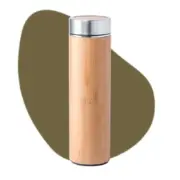 white label bamboe thermosbeker