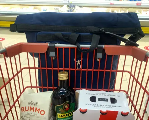 MS koeltas fietstas winkelkar