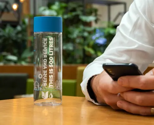 grote drinkfles water kantoor
