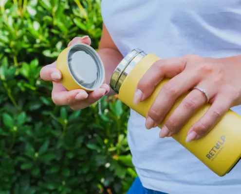 thermosbeker, reisbeker en koffiebeker voor onderweg