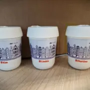 Retulp bekers koffiebeker met namen