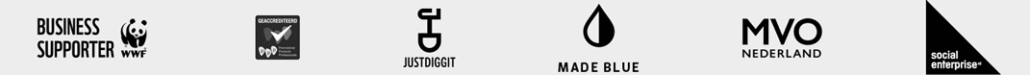 WWF - PPP geaccrediteerd - Just Diggit - MadeBlue - MVO Nederland - Social Enterprise