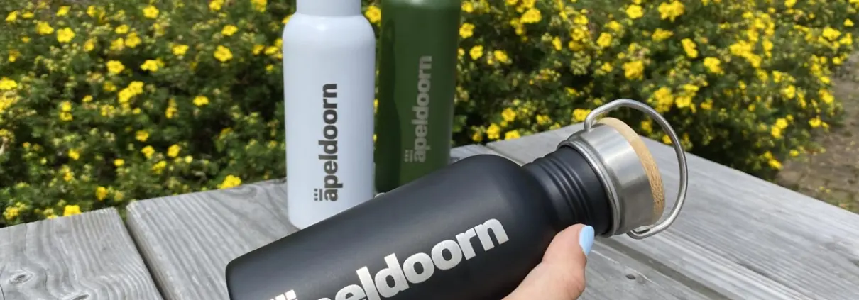 Retulp Apeldoorn citymarketing flessen duurzaam bedrukken