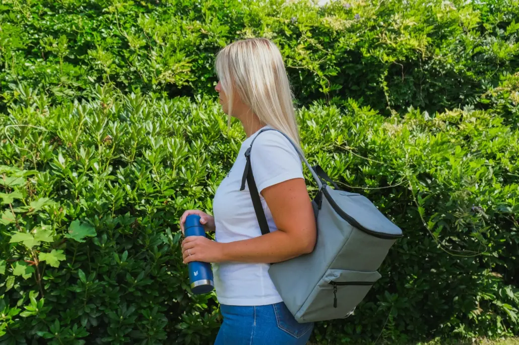 thermosfles met koeltas