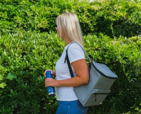 thermosfles met koeltas
