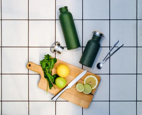 Retulp herbruikbare waterfles groen