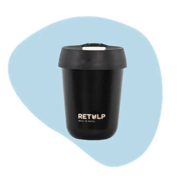 Combinatie dop en beker voorbeeld 2 voor personaliseren van mokken en koffiebekers