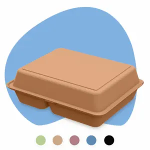 Maaltijdbox - basic-brown Herbruikbare lunchboxen en duurzame maaltijdboxen
