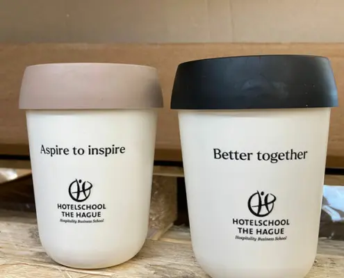 Retulp herbruikbare thermosbeker SUP wetgeving Hotelschool