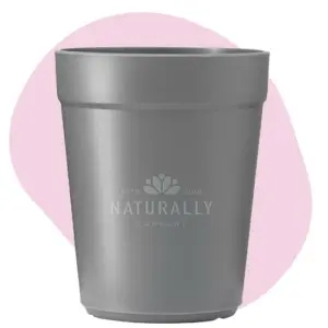 kantoorbekers circulware grijs met dop