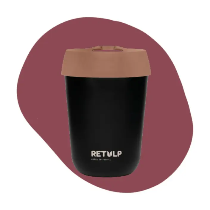 Retulp mooie BPA vrije herbruikbare koffiebekers alternatief SUP wetgeving kopen