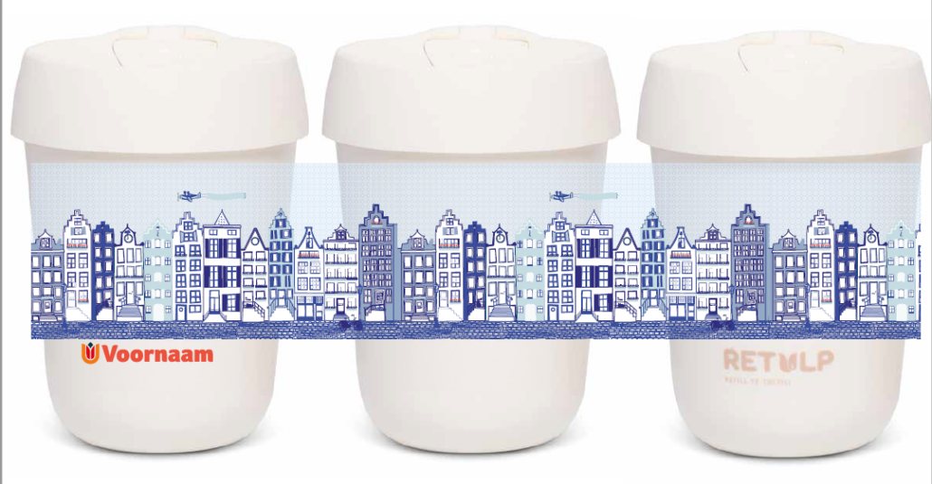 Retulp bekers met individuele namen