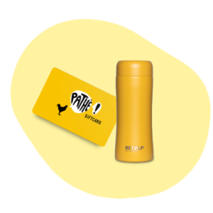 Retulp koffiebeker en bioscoop cadeaubonnen combinatie geschenkpakket