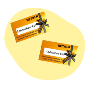 Retulp diverse bedragen cadeaubonnen combinatie geschenkpakket