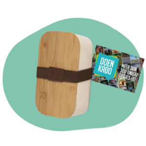 Retulp lunchbox en cadeaubonnen combinatie geschenkpakket