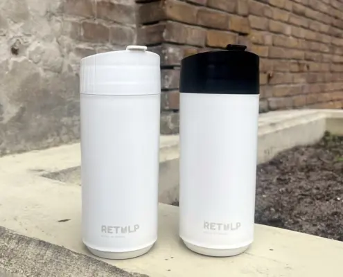Retulp bio premium koffie beker duurzaam Retulp duurzame herbruikbare bekers alternatief wegwerp bekertjes