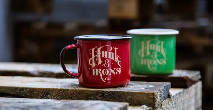 Retulp emaille retro print duurzame herbruikbare bekers alternatief wegwerp bekertjes