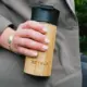 Retulp handige kleine bamboe thermosbeker