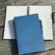 retulp notitieboekje blauw open