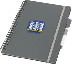 notitieboekje gelamineerd met logo