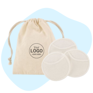 3 wattenschijfjes verzorgingsproducten