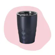 Beker met extra isolatie - donkergrijs