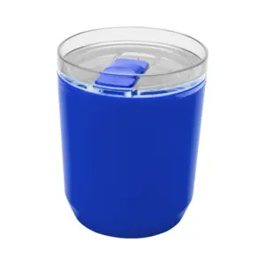 Beker van gerecycled plastic - blauw