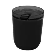 Beker van gerecycled plastic - zwart