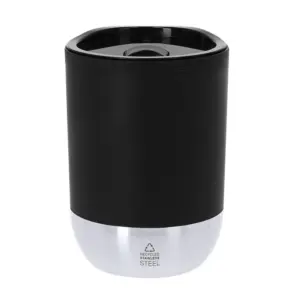 Mooie voordelige RVS reisbeker - zwart