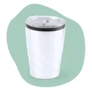 Populaire voordelige reisbeker - wit