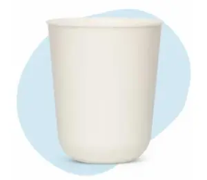 Retulp herbruikbare koffiebeker - best getest - SUP-wet - Travelcup wit zonder dop