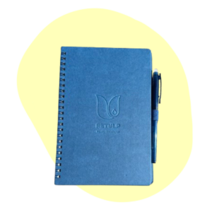 Retulp herbruikbaar notitieboekje blauw