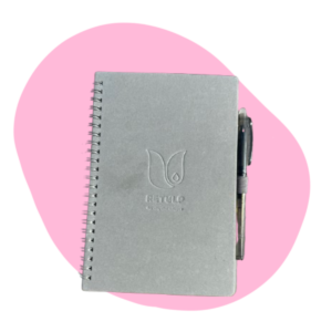 Retulp herbruikbaar notitieboekje grijs