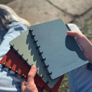 Herbruikbaar notitieboek correctbook linnen kleuren