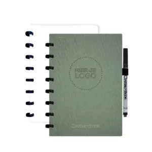 Herbruikbaar notitieboek correctbook linnen
