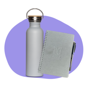 Retulp drinkfles met notitieboekje deal
