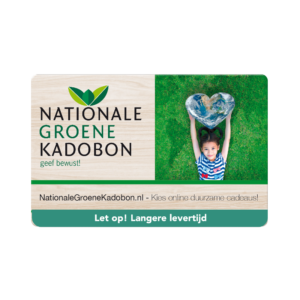 de nationale groene kadobon cadeaukaart retulp