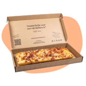 Brievenbus vegan appelcake