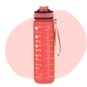 motivatie waterfles 1 liter