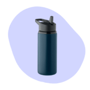 rvs waterfles met rietje