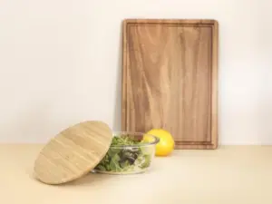 white label glazen ronde lunchbox