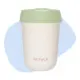 Retulp herbruikbare koffiebeker TravelMug SUP wet - wit met groene dop