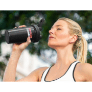 rvs shakebeker met logo