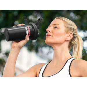 rvs shakebeker met logo